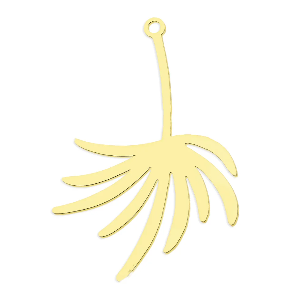 5pcs/lot 316 Stainless Steel Geometric Leaf DIY Earring Pendant Wholesale Minimalism Rhombus Jewelry Charms Water Drop Cactus - купить по