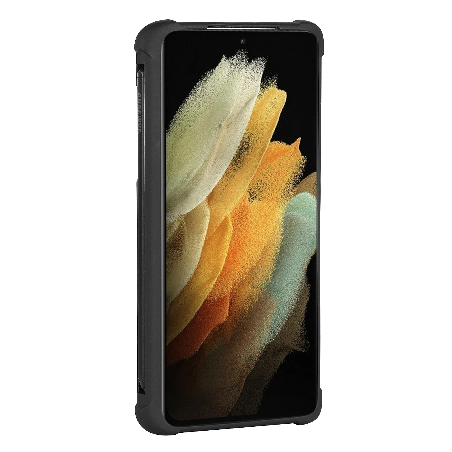 Ceny Matowy Do Samsung Galaxy S21 Ultra 5G Futerał Na Telefon TPU Czarny Z Rysikiem