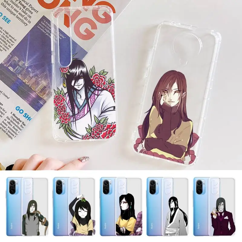 

BANDAI Orochimaru Phone Case for Samsung S20 S10 lite S21 plus for Redmi Note8 9pro for Huawei P20 Clear Case