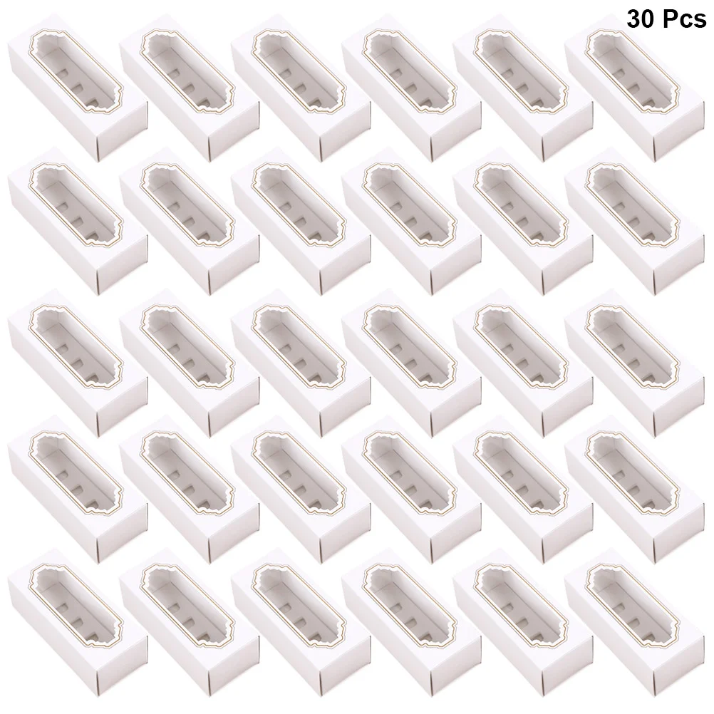 

30 шт. коробка для макарунов 5 контейнеров для макарон Тип выдвижного ящика для конфет тортов десервечерние подарочная упаковочная коробка с...