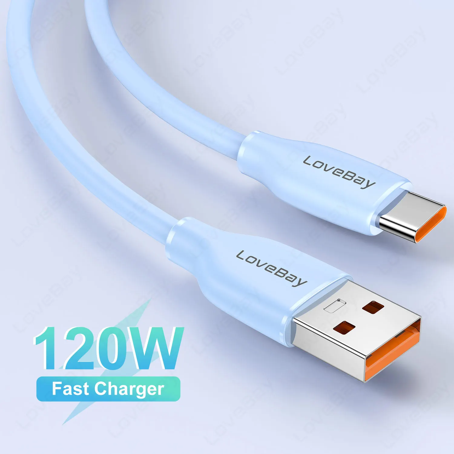 Кабель USB Type-C для iPhone 15 Pro Max 15plus 120 Вт