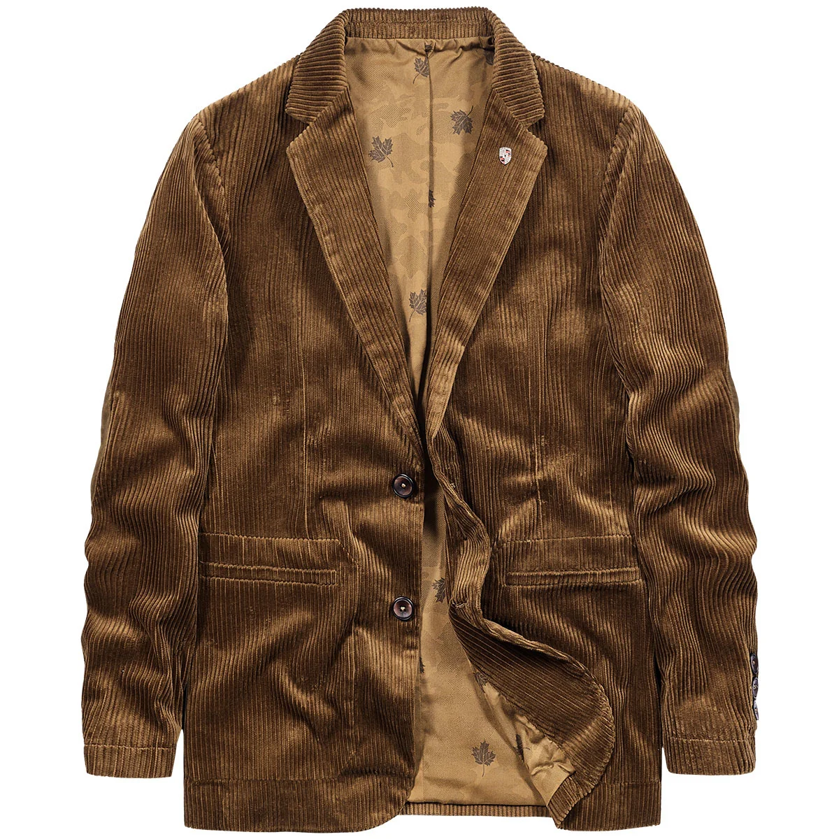 

Spring and Autumn Small Suit 2022 New Suit Men's Corduroy Benxi Coat Men's Single West Workwear Tops