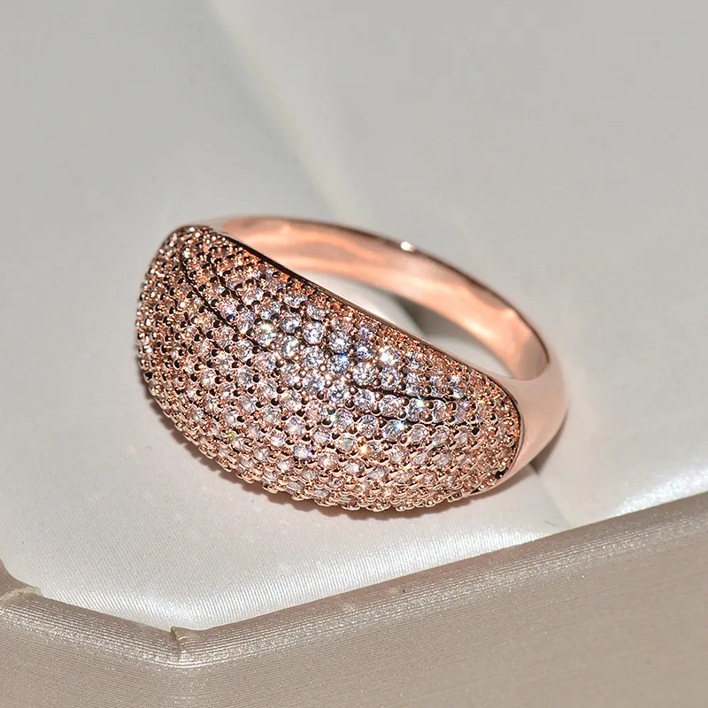 

Unique And Creative Design Luxury Star Ring Full Diamond High-Grade Jewelry Wedding Anniversary Party Gift For Girlfriend And Wi