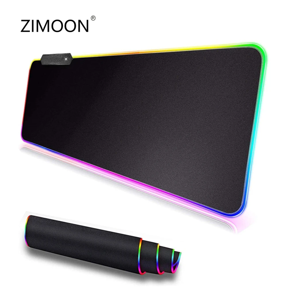 RGB Gaming Mouse Pad Large Size Colorful Luminous for PC Com