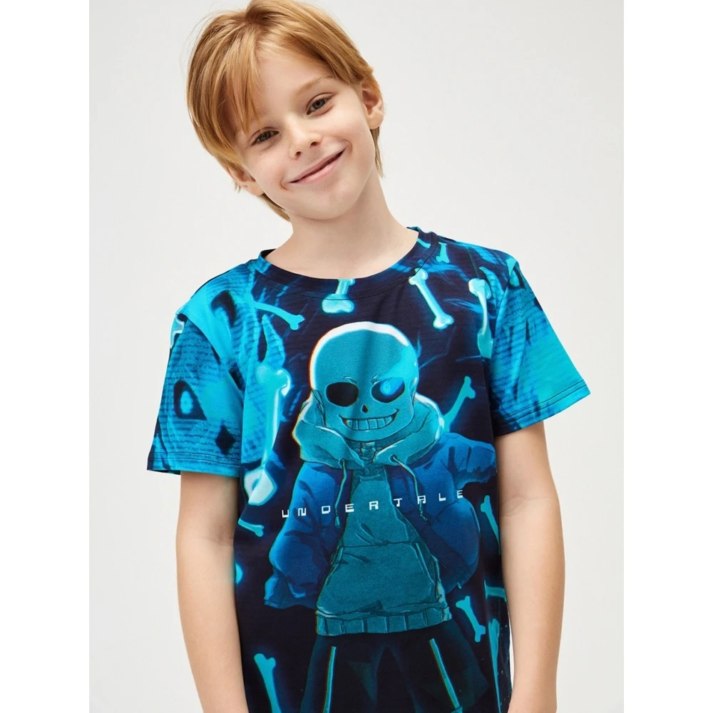 Пижамный комплект для мальчика FortyFour KPJ041 голубой 100% хлопок |