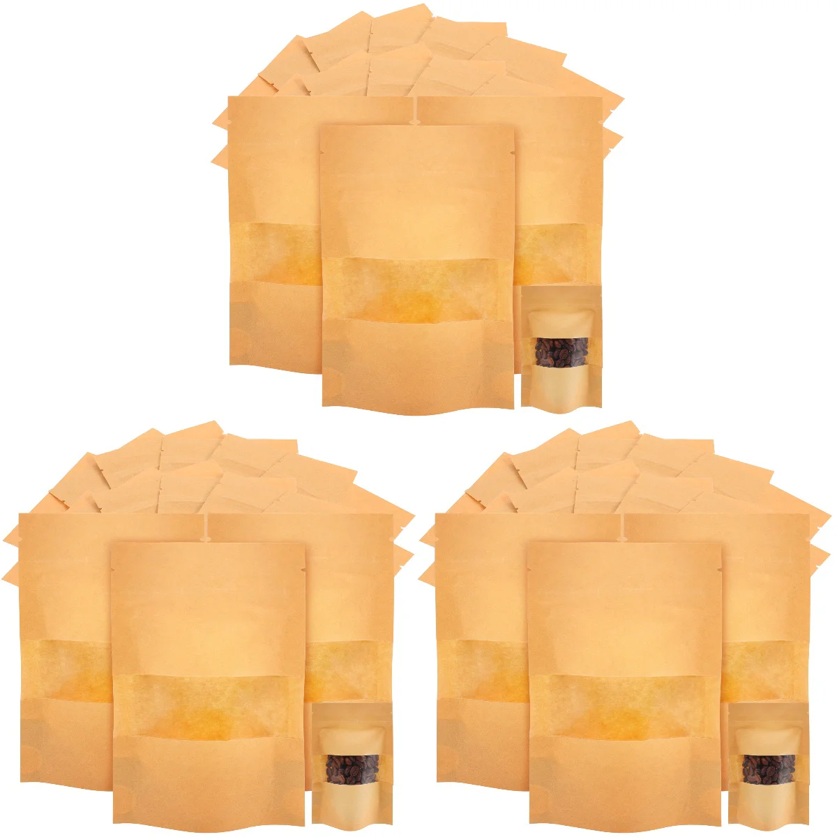 

300 Versatile Wrapping Bags Bakery Packaging Bags Convenient Paper Bags Snack Bags