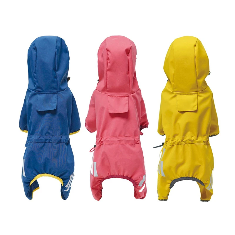 

Dog Raincoat All-Inclusive Four-Legged Waterproof Rain Cape Teddy Pomeranian Pet Clothes Small And Medium-Sized Bichon Frize