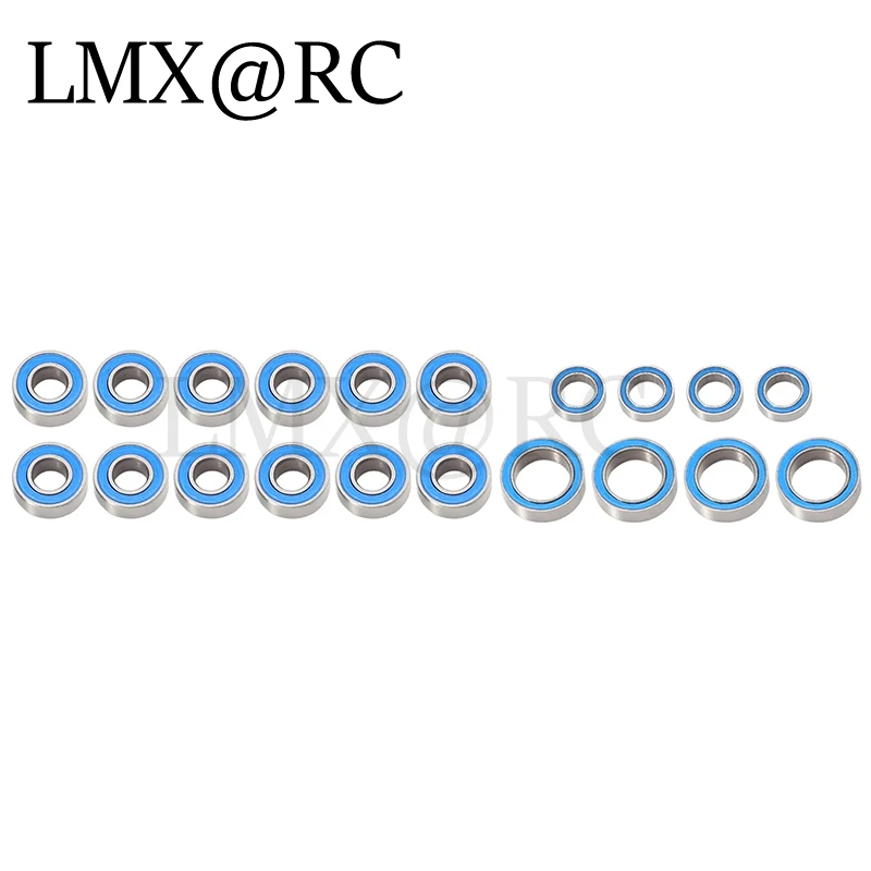 Фото Комплект из 20 шт. Bantalan Bola Bersegel Karet для Tamiya TT01 TT-01 TT01E TT01D TT02B 1/10 RC Aksesori Suku Cadang Upgrade Mobil №2