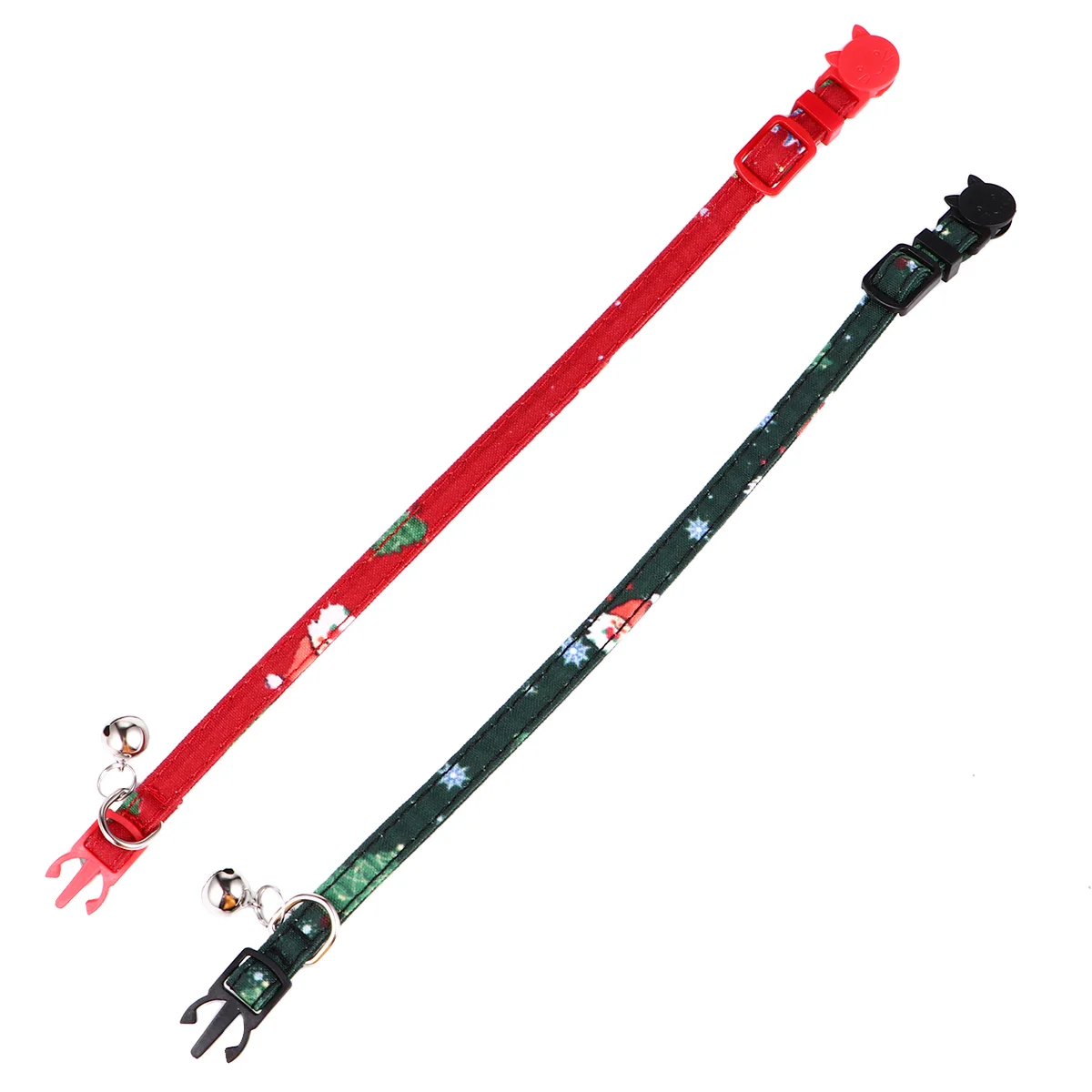 

2PCS Cat Collar with Bell Christmas Theme Collar for Cat Small Dog