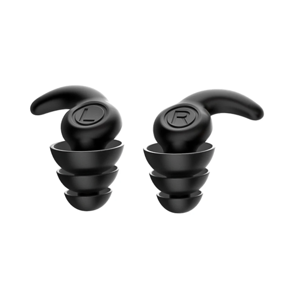 

1 Pair Silicone Earplugs Sound Insulation Waterproof Sleeping Earplugs Reduction Soundproof Lightweight Sports Swimming Supplies