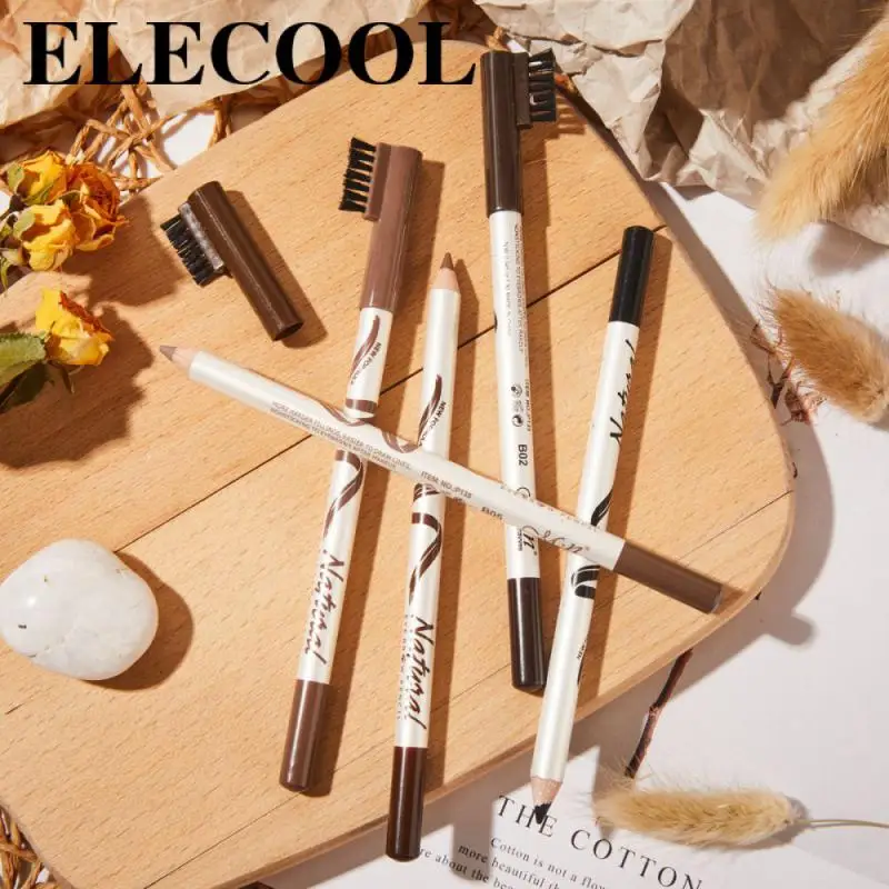 

Colors Liquid Eyebrow Pencil Very Fine Lying Silkworm Eyeliner Lasting Nature Water Proof Brown Gray Water-based Eyebrow Pen