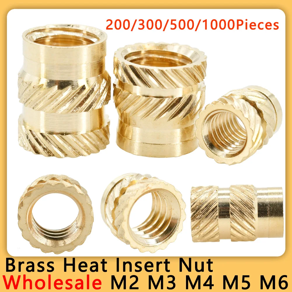 

Медные вставки-гайки M2-M6 для 3D печати