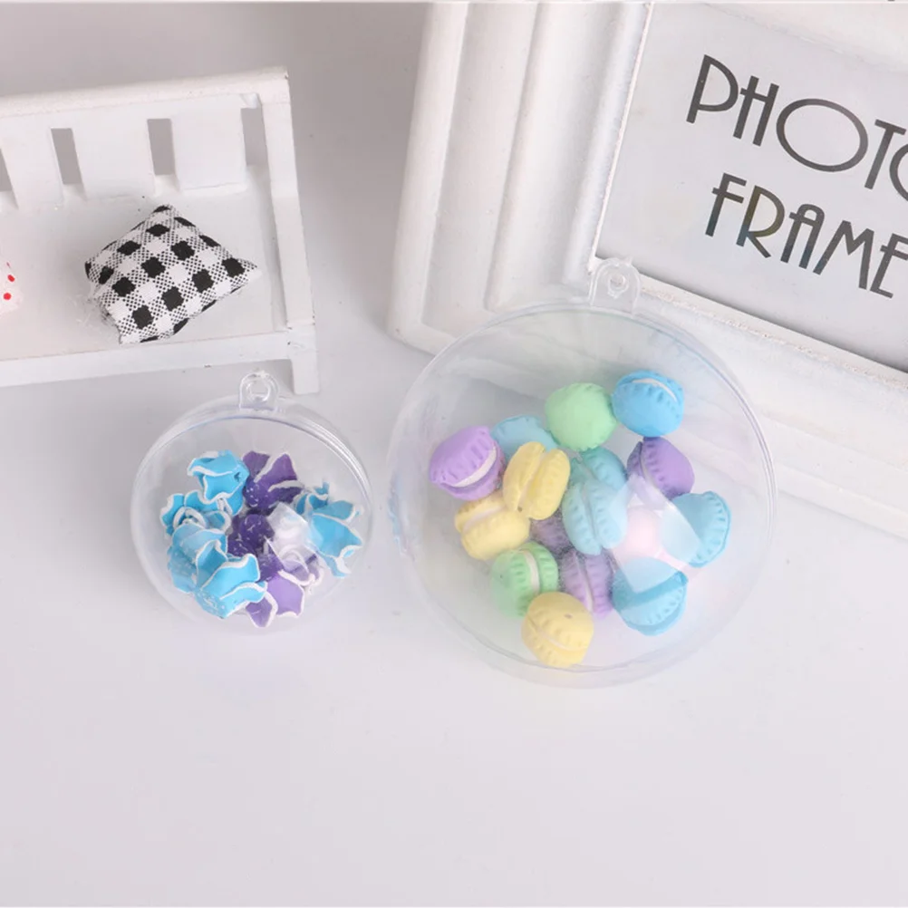 

30pcs Ornament Clear DIY 50mm Prime Balls Ornament for Christmas Wedding Home Party