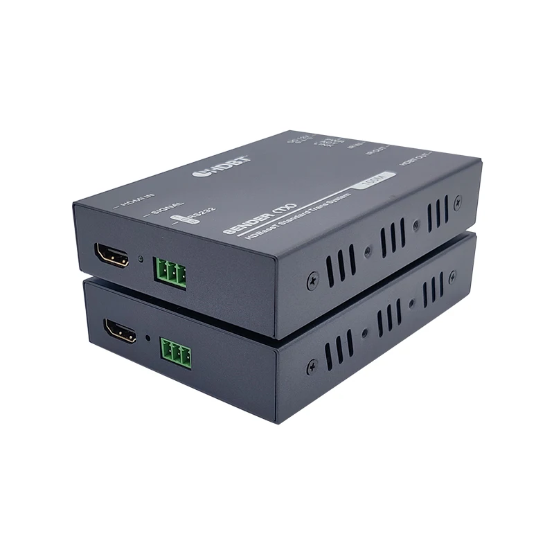 Network Extender HDBaset Uncompressed 4k60hz 1080p60hz Transmits 70m /100M /150m through CAT5e / Category 6 Network Cable RS232 enlarge