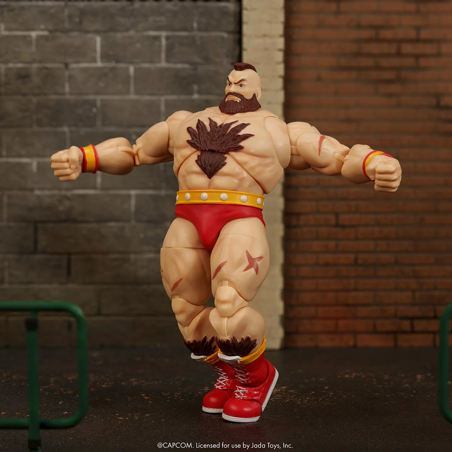 Фото Фигурка Jada 1:12 Street Fighter Zangief Wave 5 – Культовый рестлер «Красный Циклон» с премиальной артикуляцией JD35742 №2