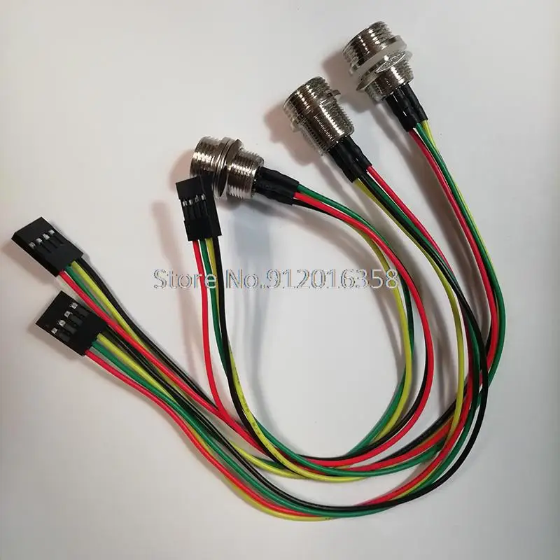 20AWG 20CM GX16 DUPONT 2.54 Butt Joint 2/3/4/5/6/7/8/9/10 Pins Waterproof Aviation Plug Socket Connector Wire Cable