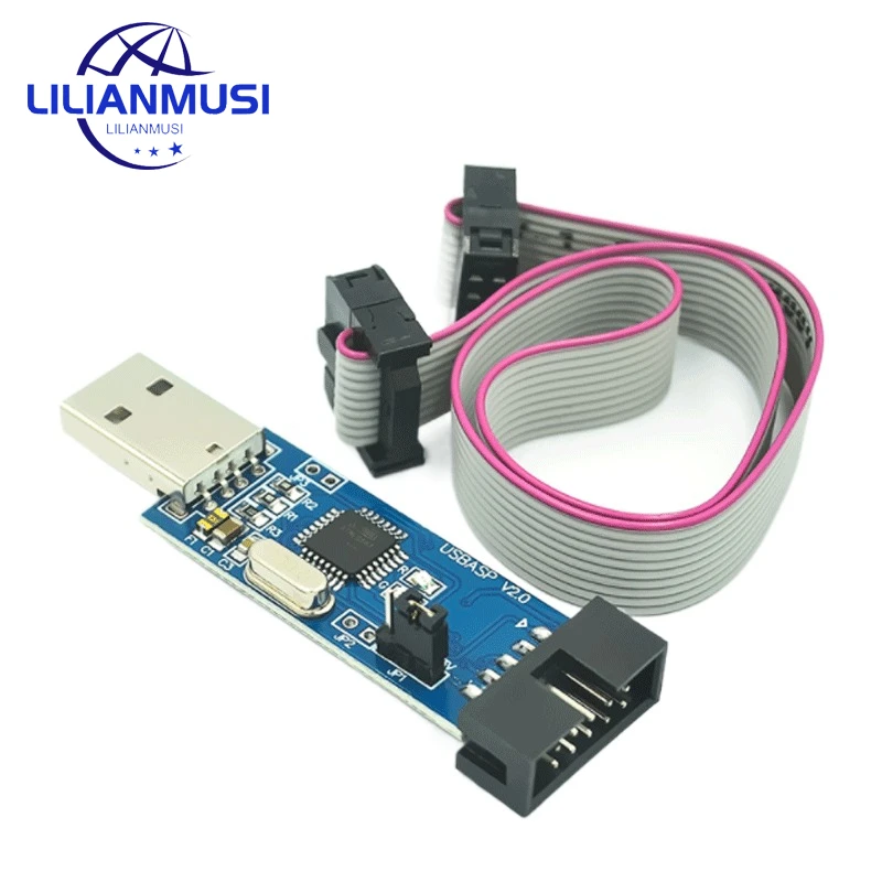 Официальный программатор USBASP USBISP AVR, USB ISP USB ASP ATMEGA8 ATMEGA128 с поддержкой Win7 64