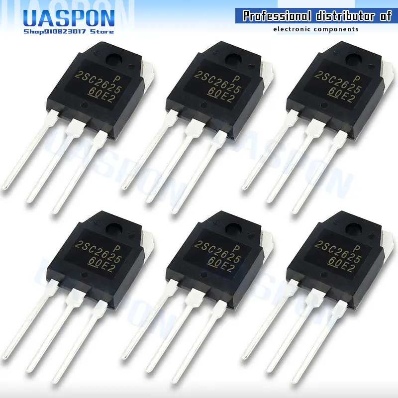 5 шт., транзисторы мощности 2SC2625 Φ C2625 TO3P 2SC3320 C3320 (10A,400V,80W)