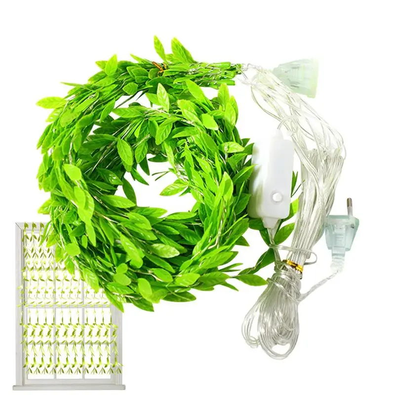 

Willow Vine Lights LED Willow Vine Lights For Wall Household Fairy Lights With 8 Modes For Hotel Patio Hostel Window
