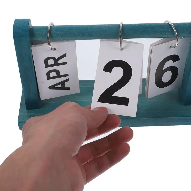 1 шт. 2025 винтажный настольный календарь с рисунком и заметками флип-календарь