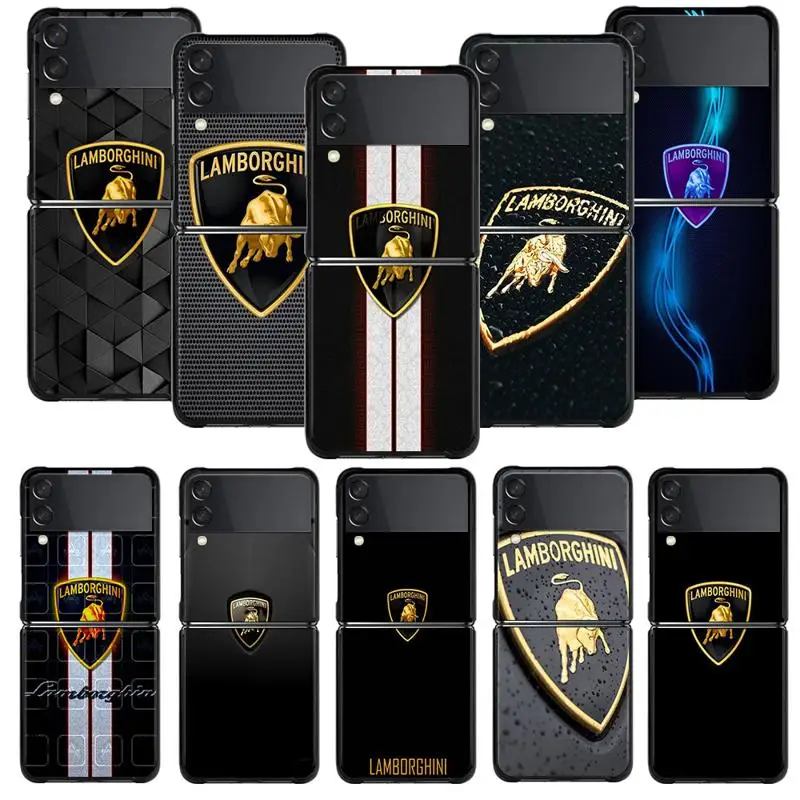 

For Samsung Galaxy ZFlip3 Z Flip3 5G Flip ZFlip Flip4 ZFlip4 ZF3 ZF4 Smartphone Luxury SportsCar Car Phone Cases