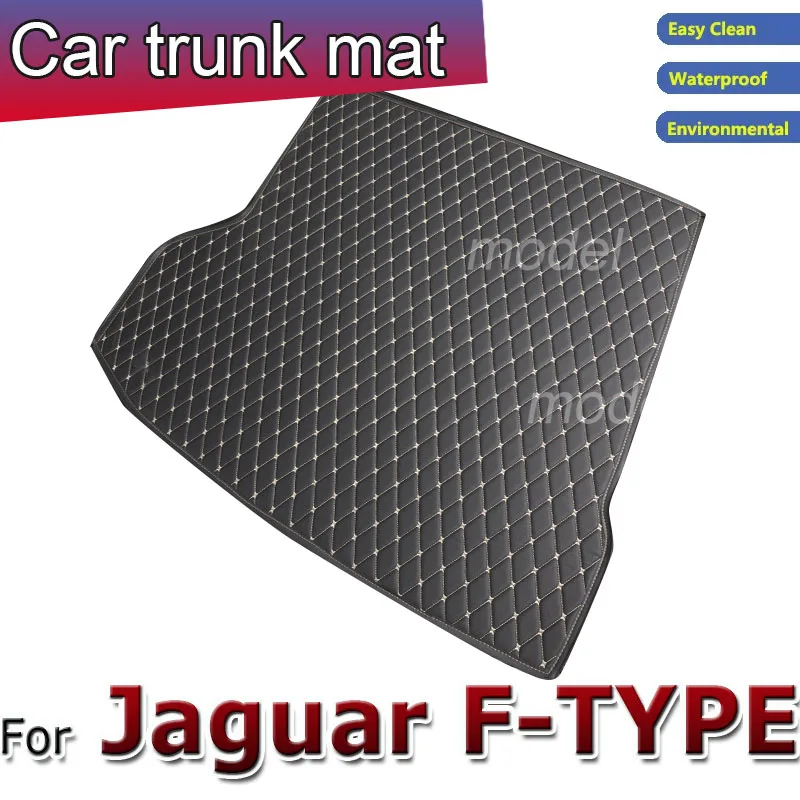 

Car trunk mat for Jaguar F-TYPE 2013 2014 2015 2016 2017 2018 2019 2020 2021 cargo liner carpet interior accessories cover