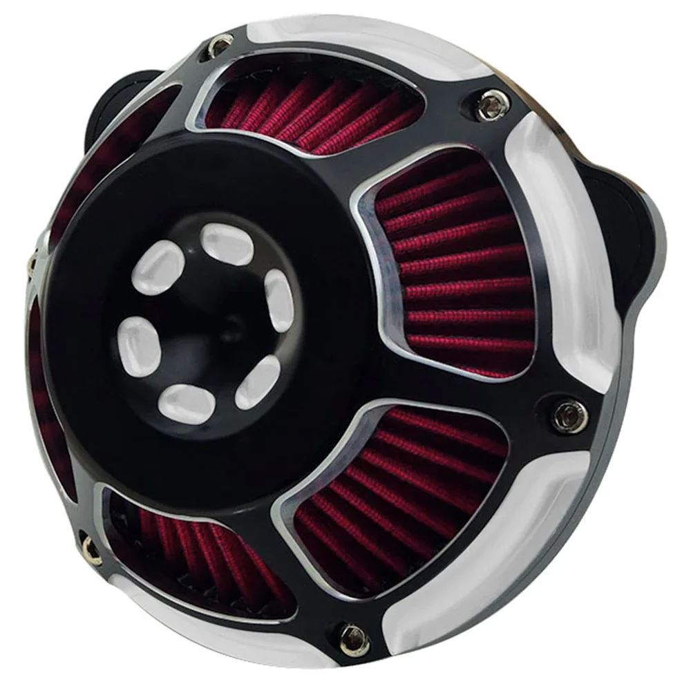 For Harley Touring Road King (2017 - up) Softail (2018 Milwaukee 8 Filter Motorcycle Turbine Air Cleaner Clarity Kit moto