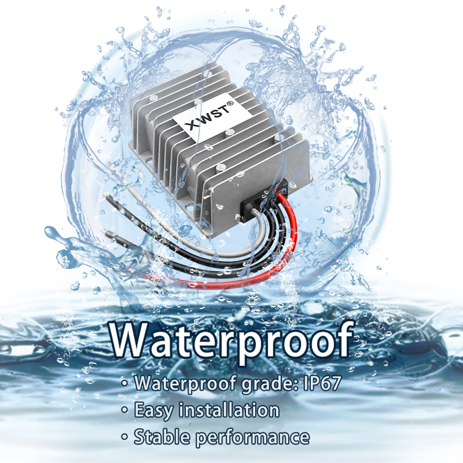 Преобразователь напряжения XWST DC To 9-36V 12V 24V 15A 20A 25A 30A