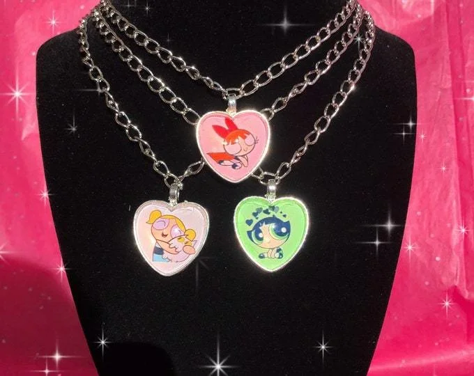 

Love letter homestead soft sister soil cool girl flying girl chain acrylic Necklace clavicle Chain Necklace