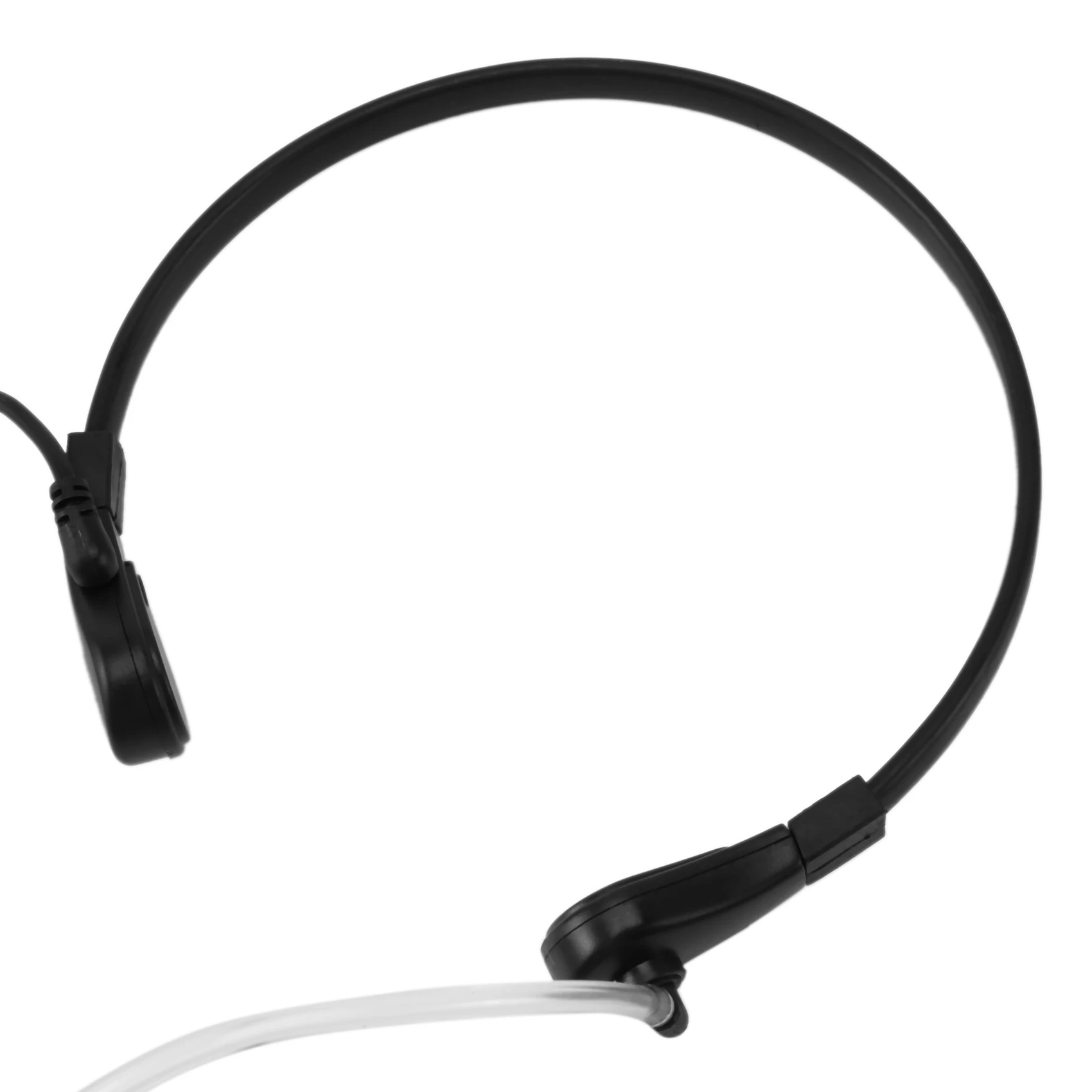 1-контактный 3 5 мм микрофон для горла скрытая Акустическая трубка наушники