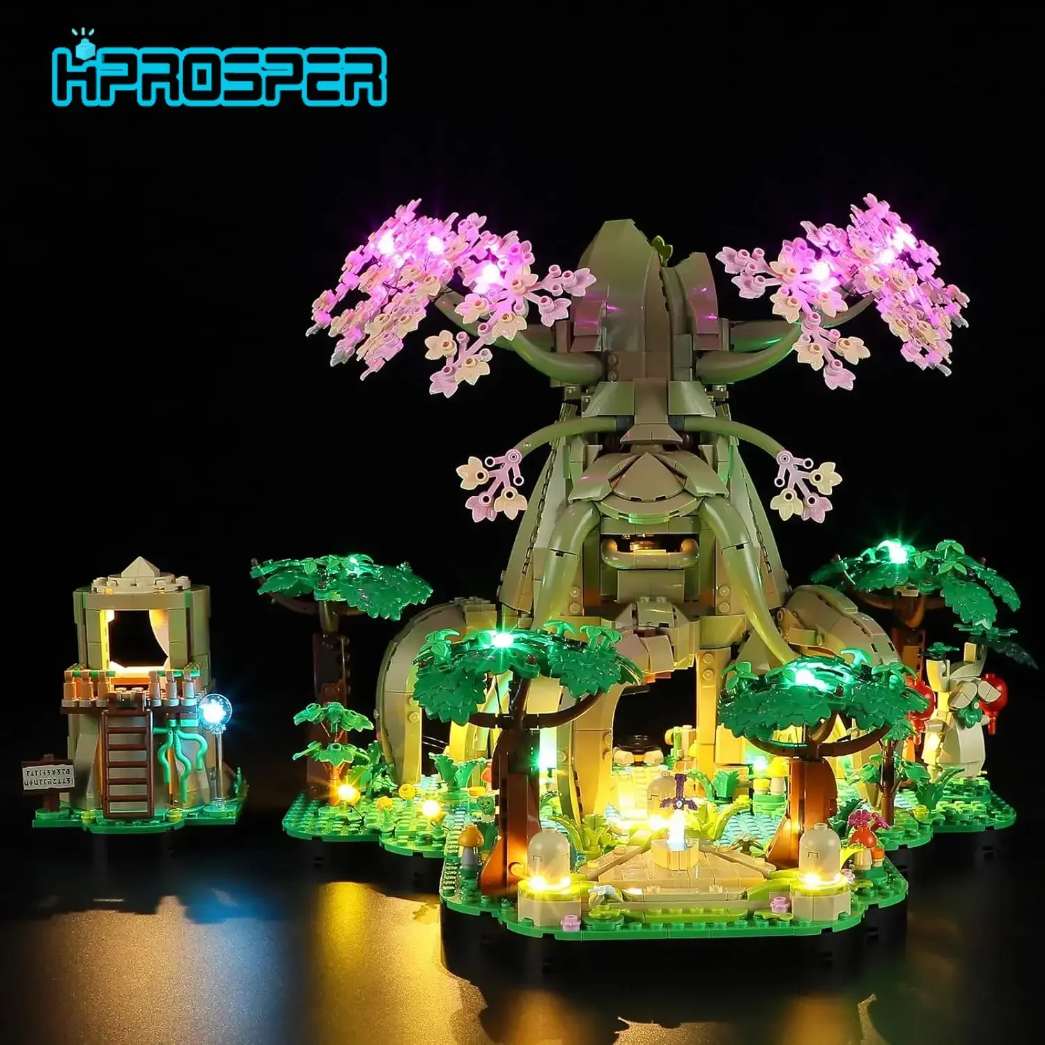 HPROSPER светодиодный (без модели) для LEGO 77092 светильник Great Deku Tree 2 в 1 строительные
