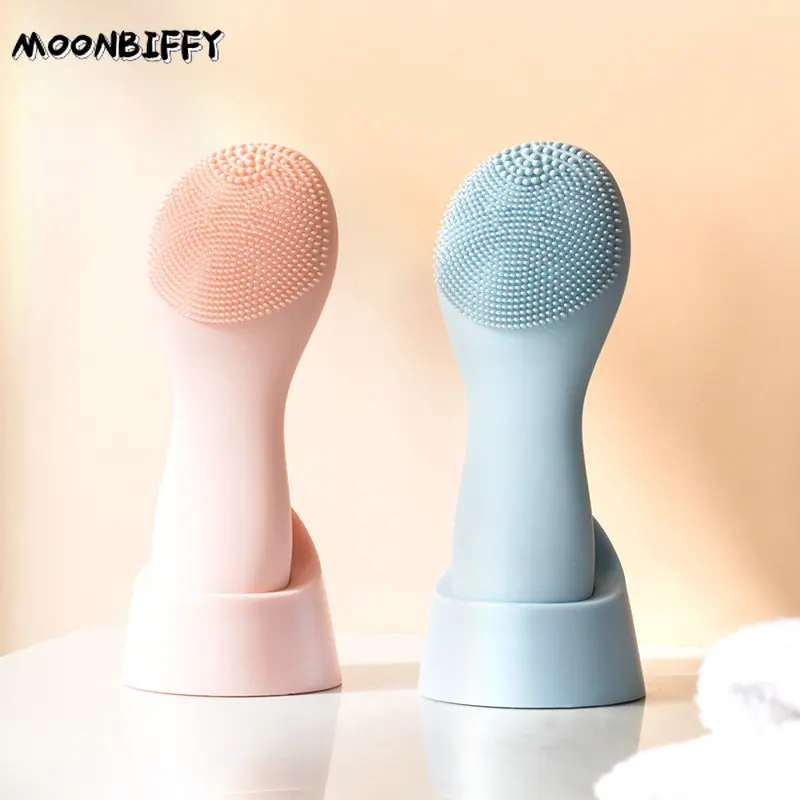 

Электрические очищающие щетки для лица, силиконовые водонепроницаемые 6-уровневые ультразвуковые чистящие средства для лица, средство для ...