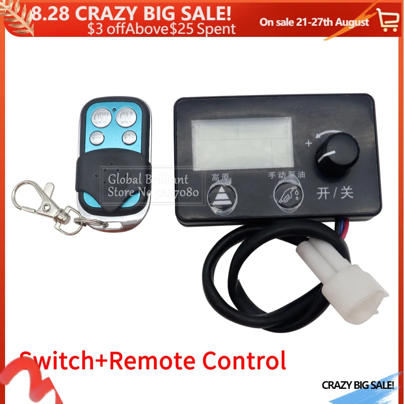 

12V 24V Air Diesel Parking Heater LCD Monitor Remote Control Controller Switch For Car Truck Diesels Air Heater Parking Heater