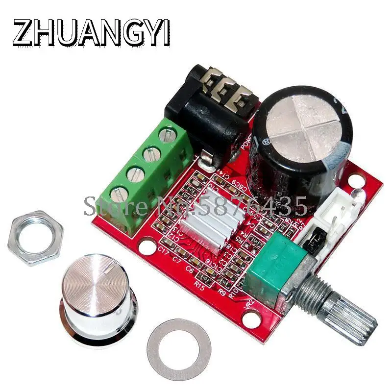 12 В Mini Hi-Fi PAM8610 аудио стерео усилитель платы 2X10W двухканальный D Класс по самой