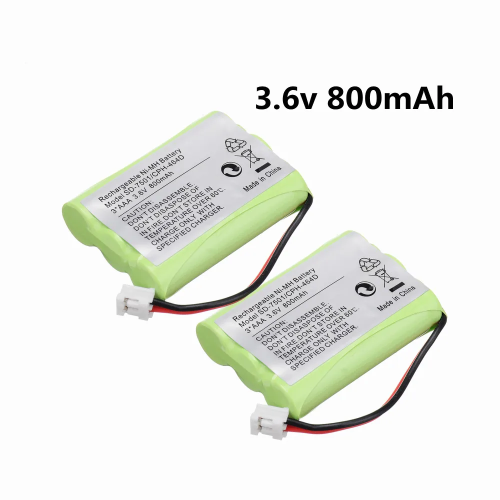 

Аккумуляторная батарея для домашнего телефона Motorola SD-7501 V-Tech 89-800-00-00 AT & T Lucent 3,6