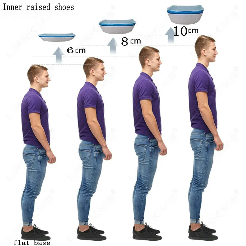 Height Increase Shoes 8CM Leather Men Formal Elevator Shoes Wedding Business Height Increase Lift Shoes Invisible Summer Hollow