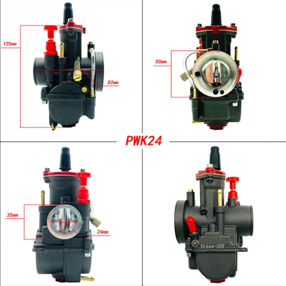 Фото Аксессуары для мотоциклов ATV Racing PWK Карбюратор для ATV Quad Go Kart Dirt Bike PWK24 26 28 30 32 34 мм Карбюратор Заводская цена №5