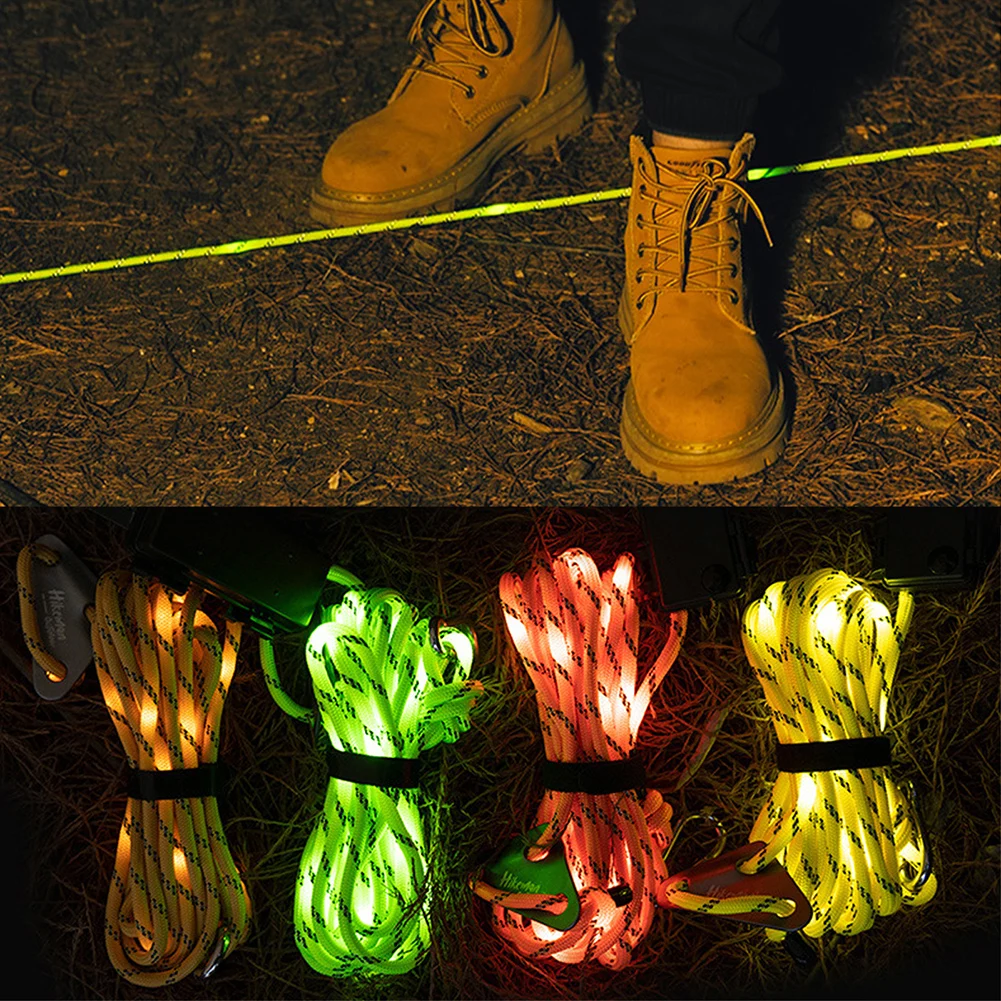 Fix Rope Electric Awning Warning Lamp Outdoor Windproof Rope