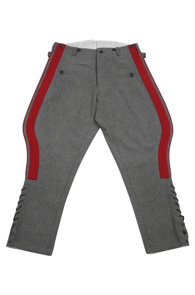 

GUWB-092 WWII German Heer General stone grey wool Breeches