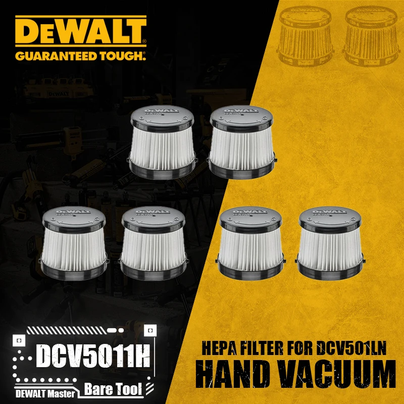 

Фильтры HEPA DEWALT DCV5011H для ручного пылесоса DCV501LN 20V