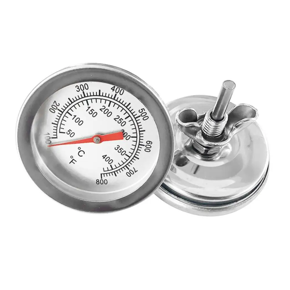 BBQ Cooking Oven Thermometer Meat Kitchen Food Temperature Meter Gauge For Grill Stainless Steel Probe With Dual Gage 50-400℃ images - 6