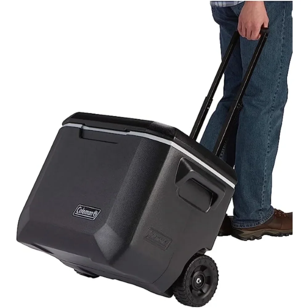 Портативный холодильник Coleman на колесиках | 50-литровый 5-дневный Xtreme с колесами