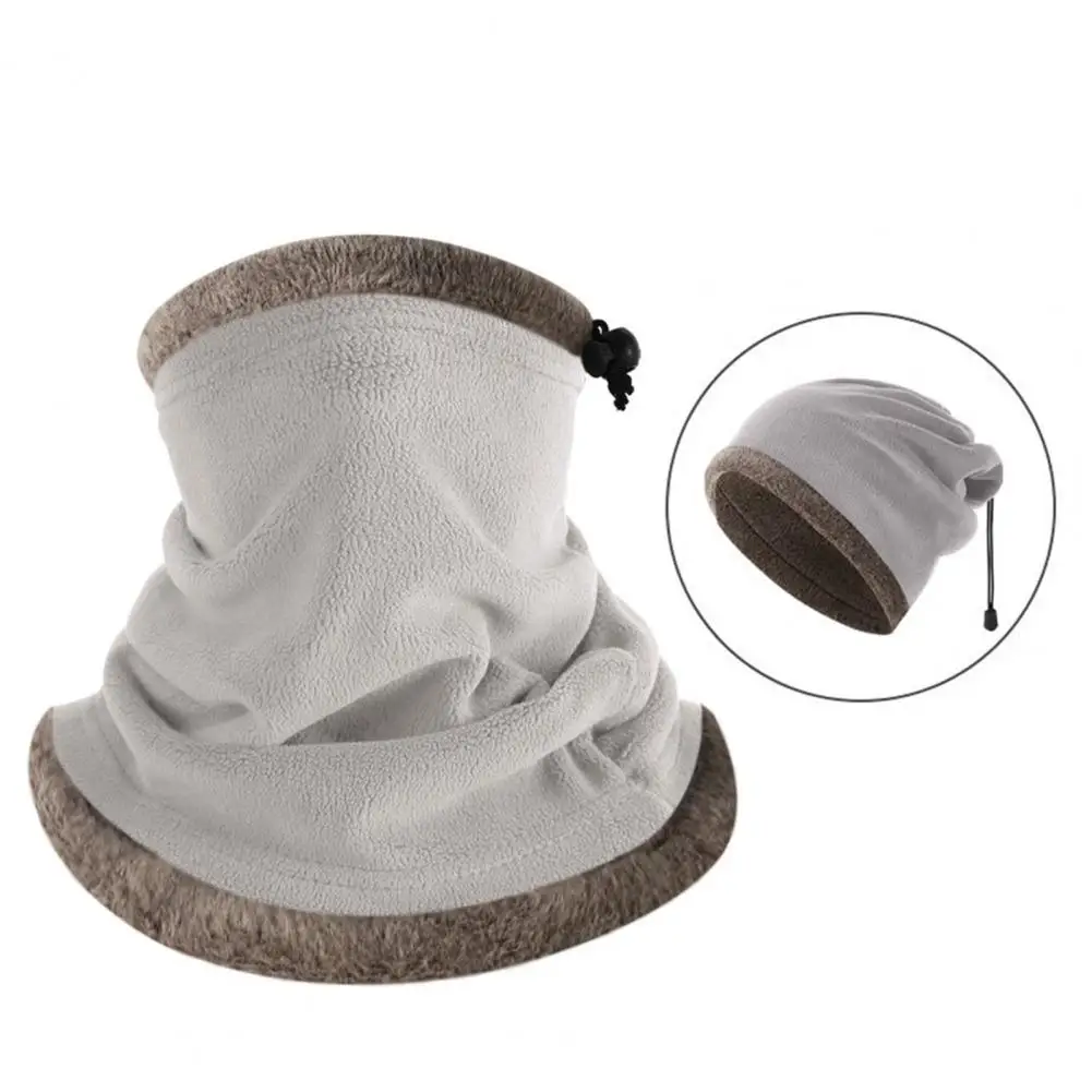 

Шапка, Шейная грелка, мягкая плюшевая защита для шеи, осенне-зимний женский комплект, зимний шарф для улицы