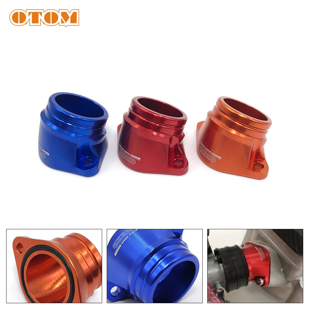 

OTOM Motorcycle Intake Pipe Carburetor Interface Adapter CNC Machining Polychromatic For ZONGSHEN NC250 Off-Road Motocross Parts