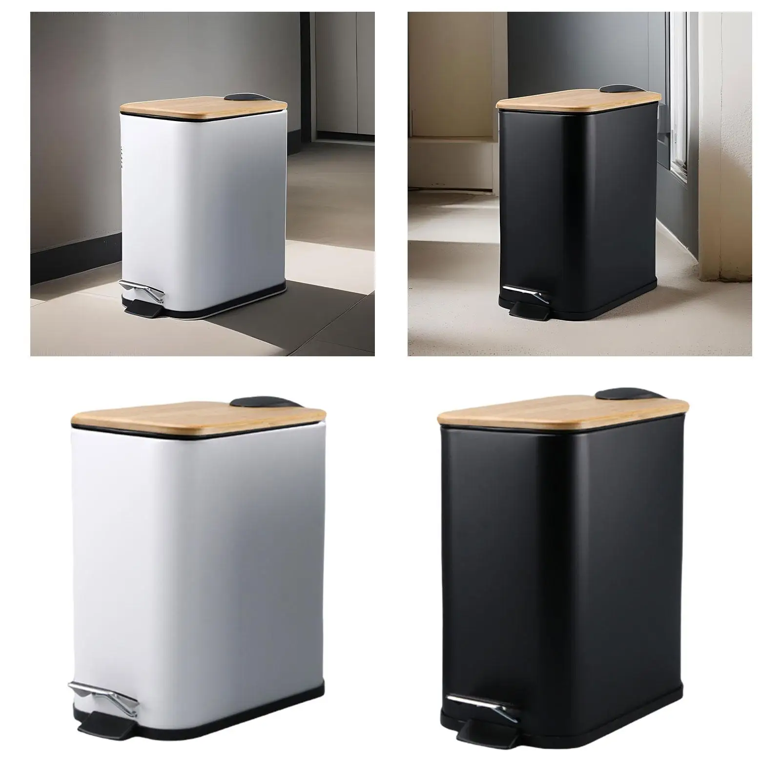 Корзина для мусора Step прямоугольная 5 л корзина бумаги контейнер кухонная