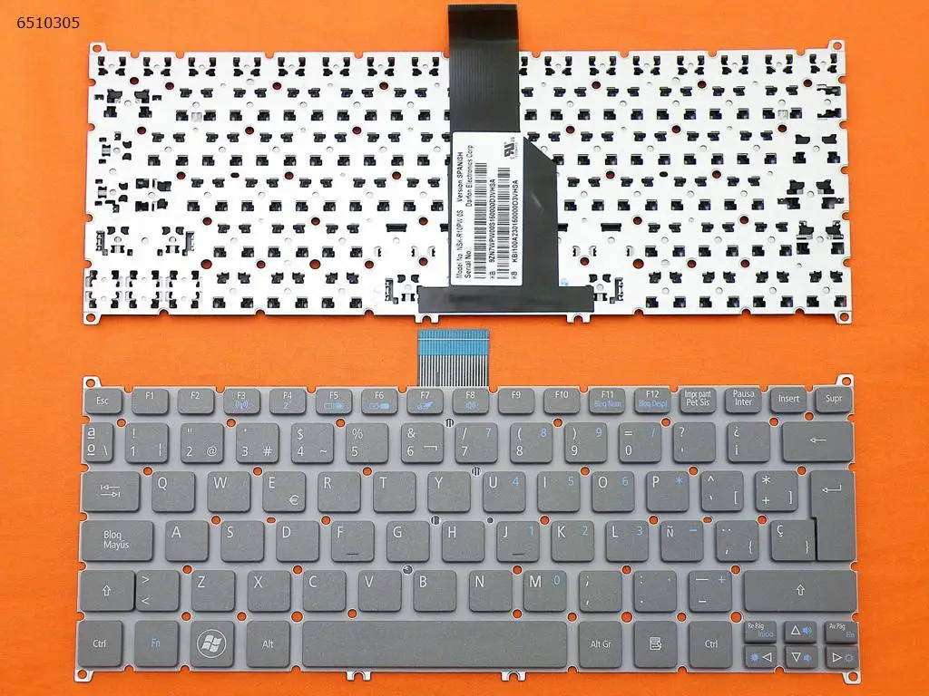 

SP Laptop Keyboard for ACER S3-951 S3-391 S5-391 V5-171 s3-331 B113-E B113-M V5-121 Aspire One 725 756 TravelMate B1 GRAY