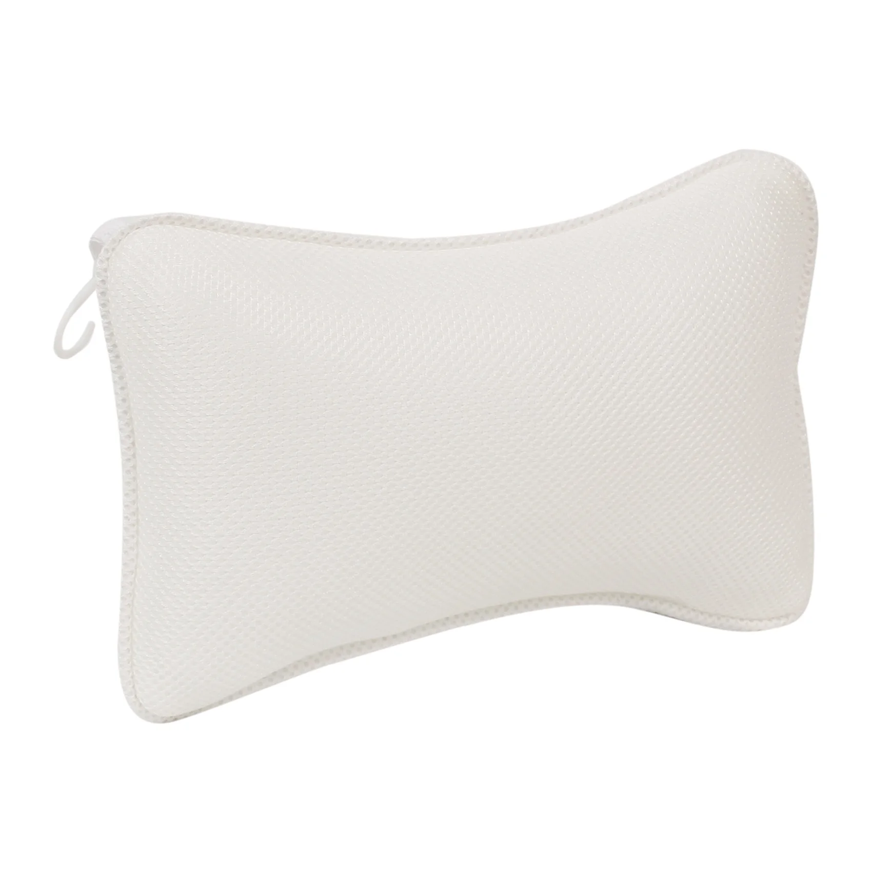 

3D Mesh Spa Bathtub Headrest Pillow with Suction Cups Non-Slip Cushion Bath Tub Spa Pillow for Neck Back Bathroom(White)