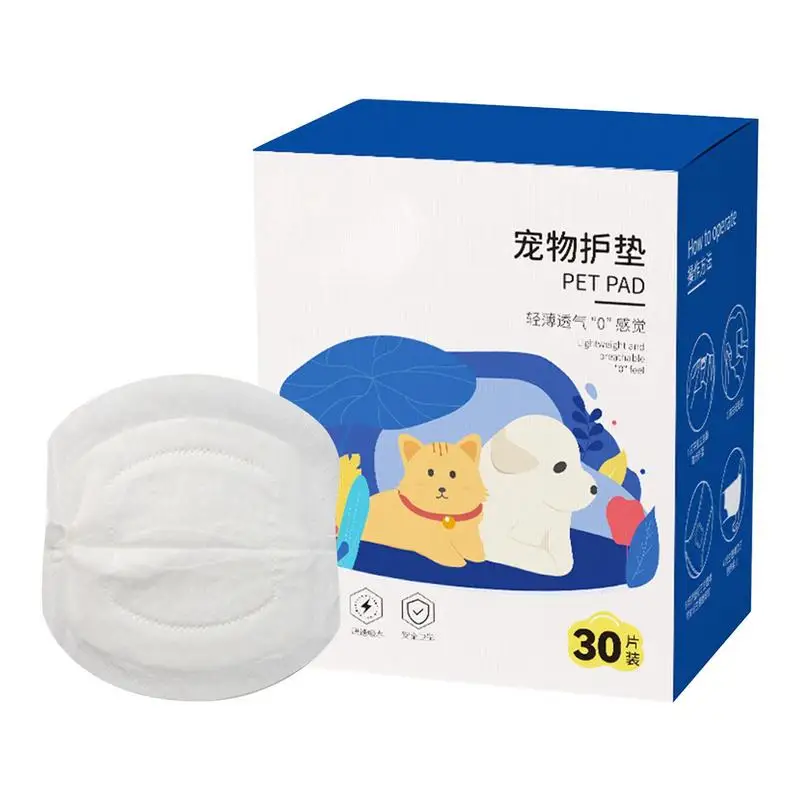 

Pet Soft Dog Diaper Liners 30Pcs Super Absorbent Dog Diaper Inserts Super Absorbent Sanitary Panties For Female Dogs