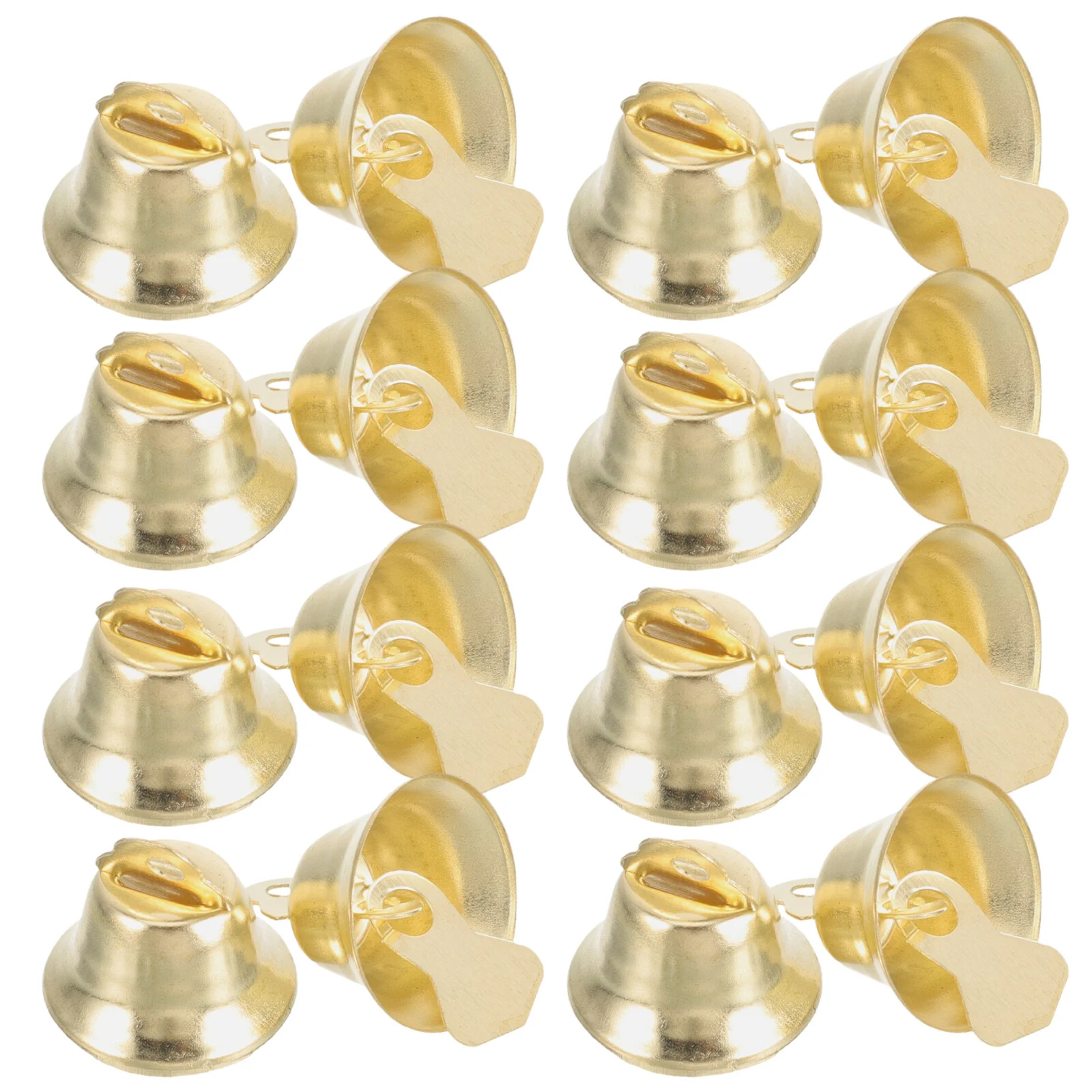 

100 Pcs Auto Accessories Decorative Clock DIY Wind Chime Bell Christmas Socks Dinner Party