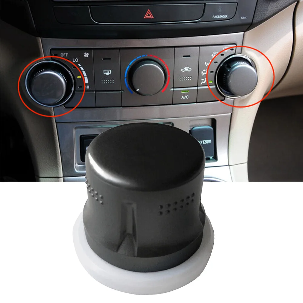 

Air Conditioning Control Knob Cover 55925-0E050 Gray Plastic Plug-and-play For Toyota For Highlander 2009-2013